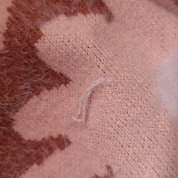 Floral Patterned Sweater -  and Brown - Picture 8 of 11